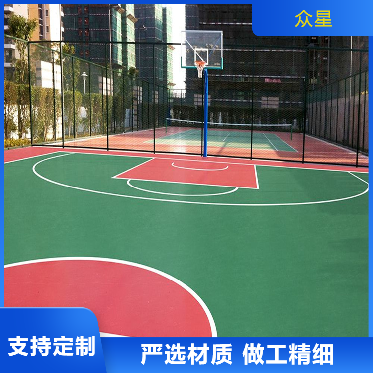 江门市橡胶跑道篮球场硅PU - 推荐
